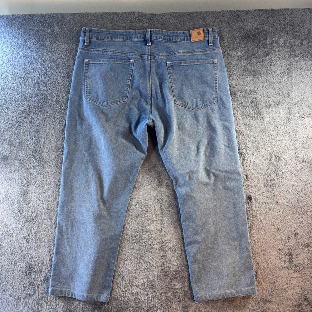 Overhauled Straight Leg Comfort Jeans Men's 38x26 Blue - Picture 5 of 9